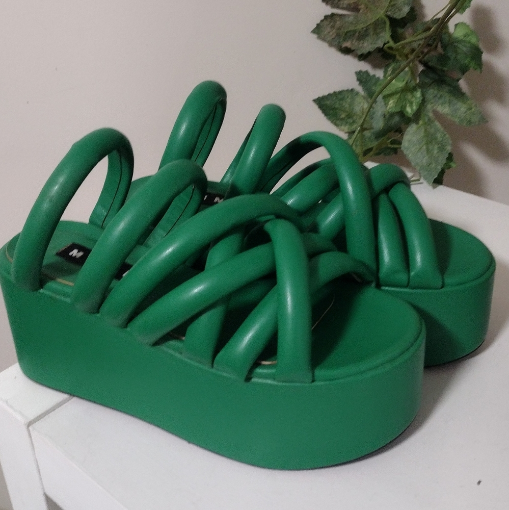 Simon Miller Green Platform Sandals